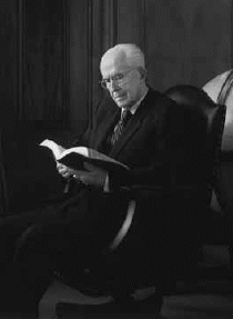 President Ezra Taft Benson Reading The Book of Mormon